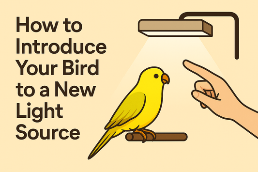 How to Introduce Your Bird to a New Light Source