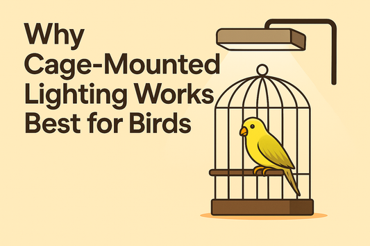 Why Cage-Mounted Lighting Works Best for Birds