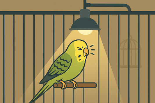How to Tell If Your Bird’s Lighting Is Too Harsh