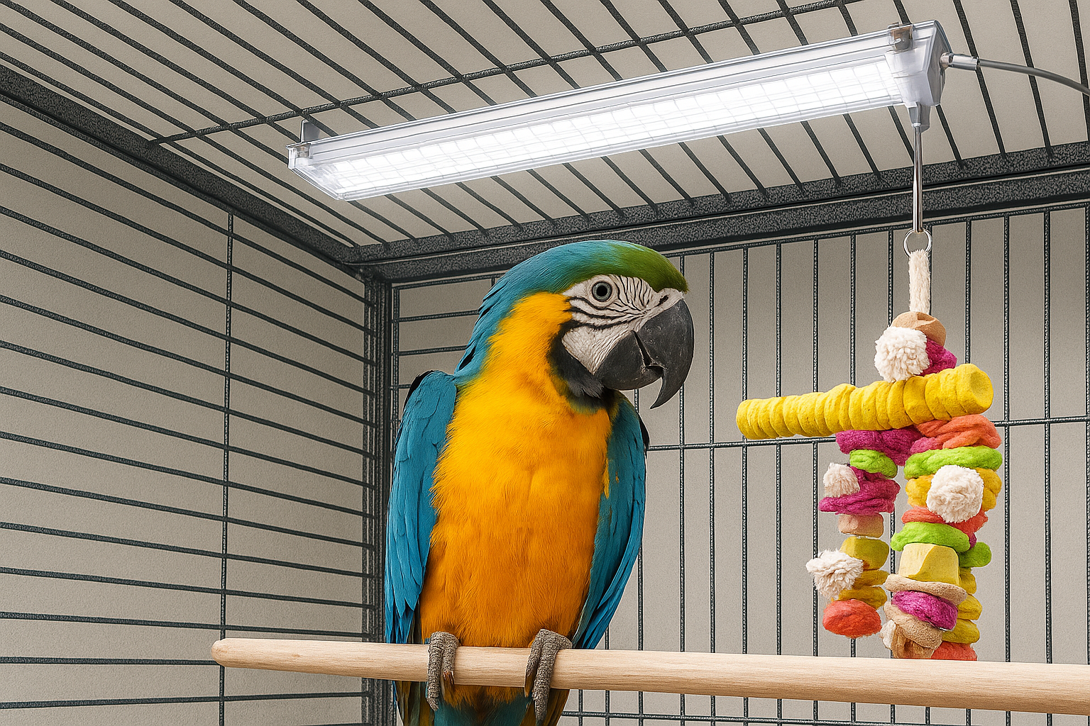 Setting Up the Perfect Bird Cage | Lighting & Fixture Tips – M&M Cage ...