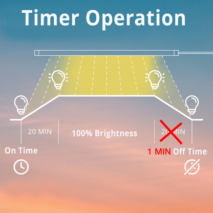 Sunrise & Sunset Timer – 50% Off (Current Batch: 1-Minute Dimming Issue)